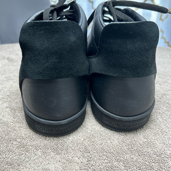 VGUC black Vintage Louis Vuitton men’s sneakers shoe size 8.5 - Picture 6 of 7